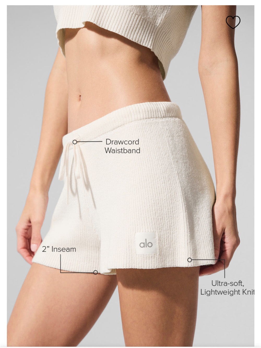 ALO supernatural sweater short